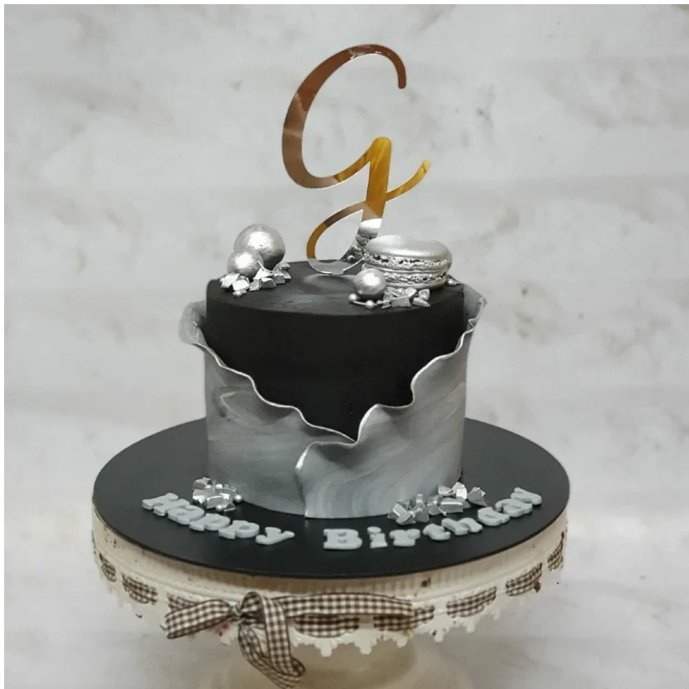 Personalized Name Initials Cake Topper