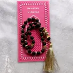 Marble Beads Prayer Tasbeeh, Perfect for Umrah Gift, Haj return Favours, Ramadan Gift, Eid Gift, House Warming Gift, Wedding Return Favours