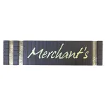 Personalized Wooden Name Plate, Sleeper Wood Base with Brass Stripes, Aluminium Letters, Hand Painted, PU Polished