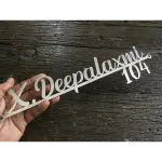 Custom Stainless Steel Name Plate, SS 304 Grade, Matte Brush Finish, 14 x 4 Inches, Personalised Home Door Sign