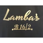 Custom Name Plate, SS 304 Grade, Gold Mat Brush Finish, PU Coating, 45.72 x 25.4 cm, Customisable Name and Size