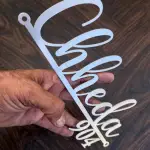 Custom Name Plate SS 304 Grade Brushed Finish 28 x 13 cm