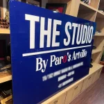 Customised 3D Acrylic Studio Name Plate with Address & Contact Details, Custom Business Signboard for Art Studio, Boutique, Office Reception & Main Entrance