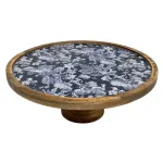 Handcrafted Mango Wood Cake Stand, Decorative Inlay Dessert & Cupcake Stand for Birthday Cake Table - Image 5