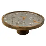 Handcrafted Mango Wood Cake Stand, Decorative Inlay Dessert & Cupcake Stand for Birthday Cake Table - Image 10