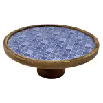 Handcrafted Mango Wood Cake Stand, Decorative Inlay Dessert & Cupcake Stand for Birthday Cake Table - Image 13