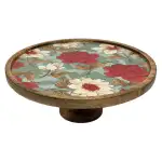 Handcrafted Mango Wood Cake Stand, Decorative Inlay Dessert & Cupcake Stand for Birthday Cake Table - Image 14