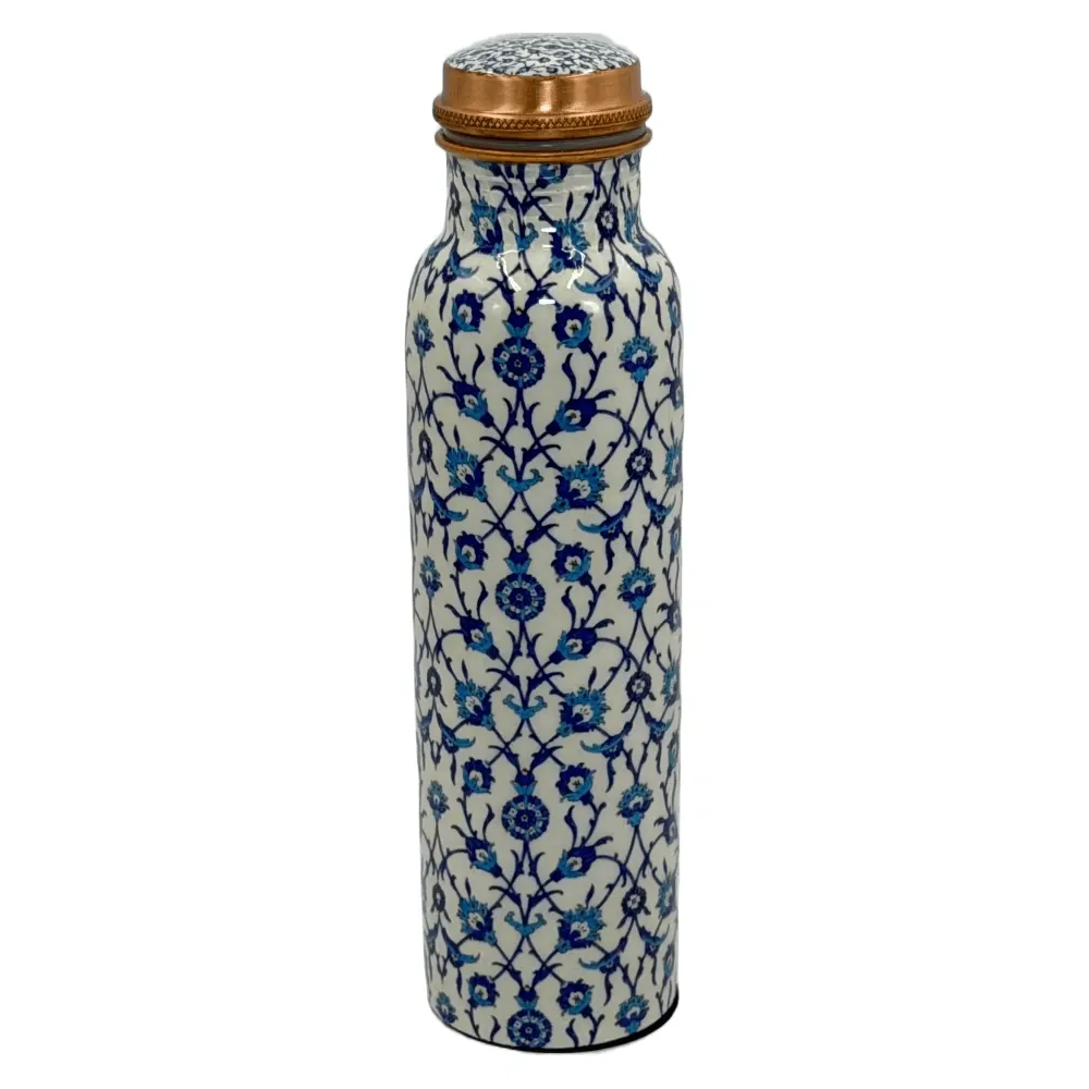Premium Printed Copper Bottle for Daily Use & Health Benefits