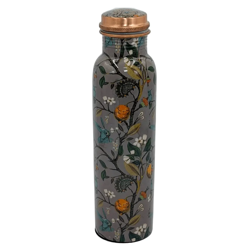 Premium Printed Copper Bottle for Daily Use & Health Benefits