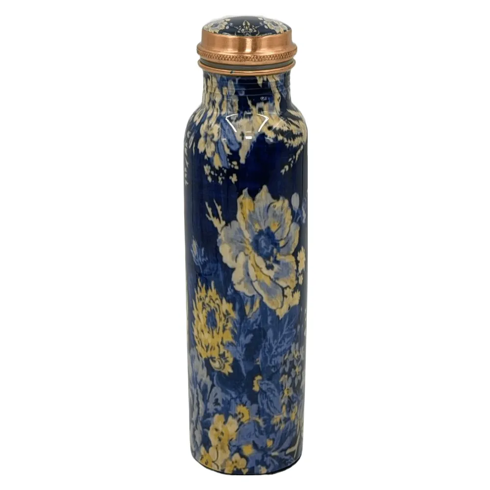 Premium Printed Copper Bottle for Daily Use & Health Benefits