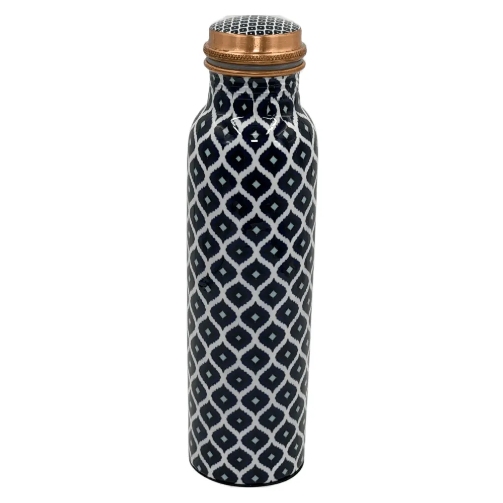 Premium Printed Copper Bottle for Daily Use & Health Benefits
