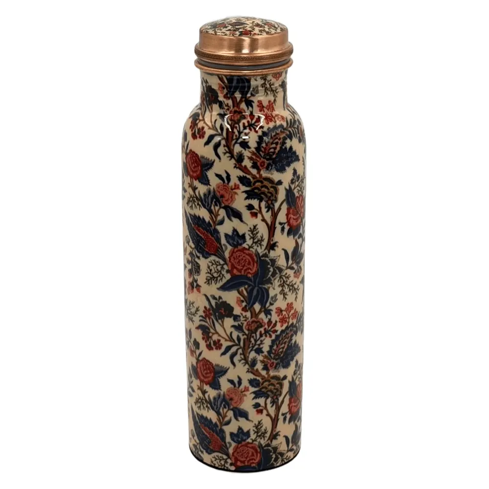 Premium Printed Copper Bottle for Daily Use & Health Benefits