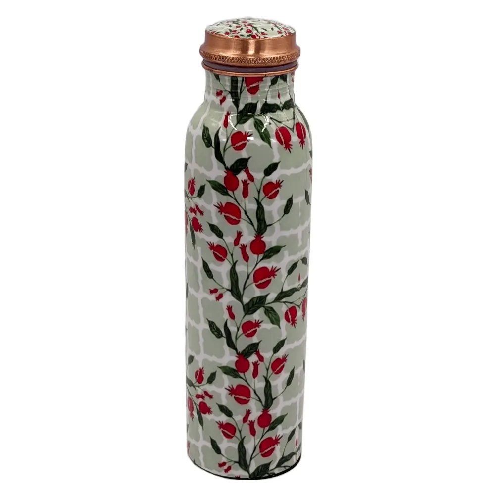 Premium Printed Copper Bottle for Daily Use & Health Benefits