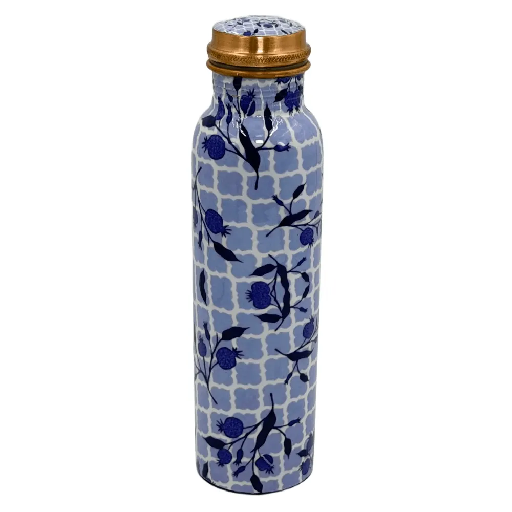 Premium Printed Copper Bottle for Daily Use & Health Benefits