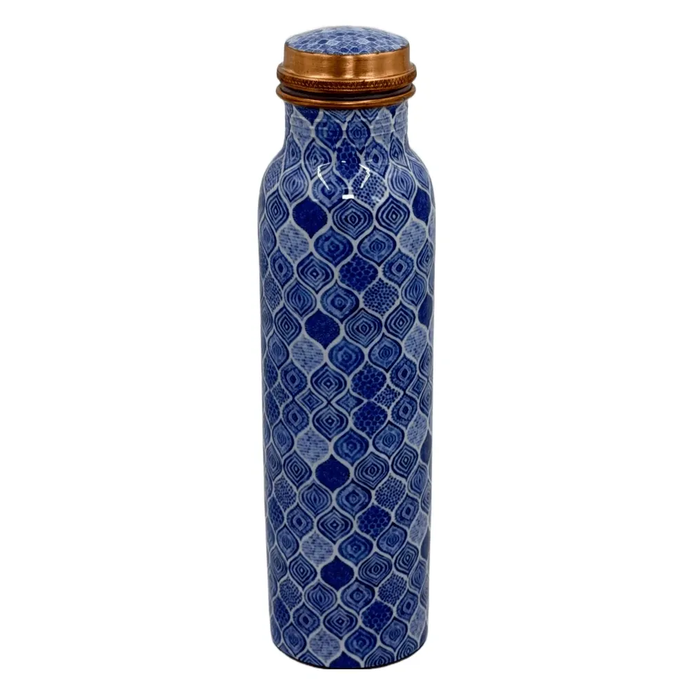 Premium Printed Copper Bottle for Daily Use & Health Benefits