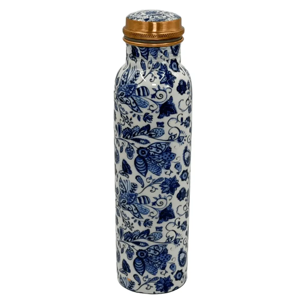 Premium Printed Copper Bottle for Daily Use & Health Benefits