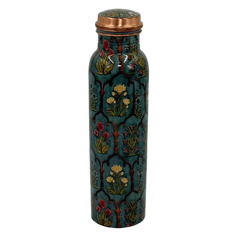 Premium Printed Copper Bottle for Daily Use & Health Benefits