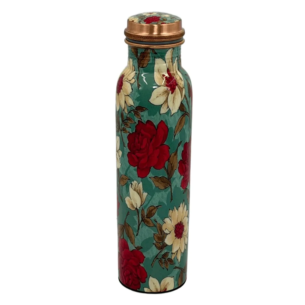 Premium Printed Copper Bottle for Daily Use & Health Benefits
