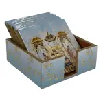 Handmade Wooden Coaster Set, Premium 4x4 Inch Tea Coaster Set with Holder for Cups & Mugs - Image 21