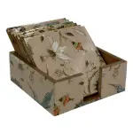Handmade Wooden Coaster Set, Premium 4x4 Inch Tea Coaster Set with Holder for Cups & Mugs - Image 22