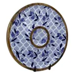 Buy Circular Serving Tray Online | 12 Inch Handmade Circular Wooden Platter for Chips, Dips & Snacks - Image 2