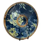 Buy Circular Serving Tray Online | 12 Inch Handmade Circular Wooden Platter for Chips, Dips & Snacks - Image 3