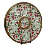Buy Circular Serving Tray Online | 12 Inch Handmade Circular Wooden Platter for Chips, Dips & Snacks - Image 7