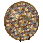Buy Circular Serving Tray Online | 12 Inch Handmade Circular Wooden Platter for Chips, Dips & Snacks - Image 14