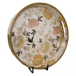 Premium 12 Inch Round Wooden Serving Tray with Handles | Printed Round Wooden Tray for Home & Snacks - Image 4