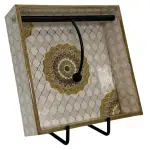 Handmade Mango Wood Napkin Holder | 7.5x7.5" Decorative Wooden Paper Napkin Stand for Kitchen & Table - Image 8