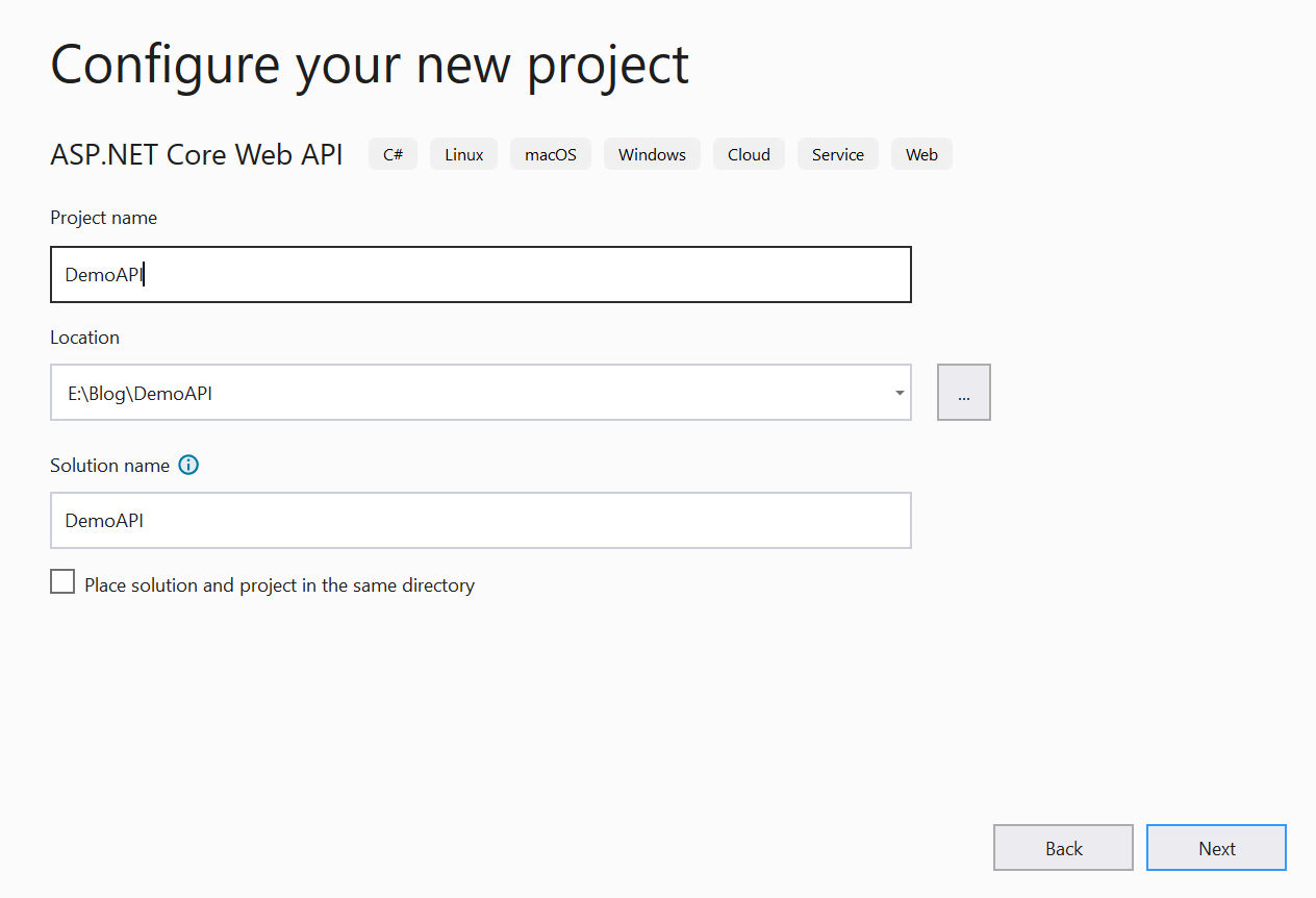 2. Configure new project.png