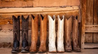Long pointy mexican boots deals