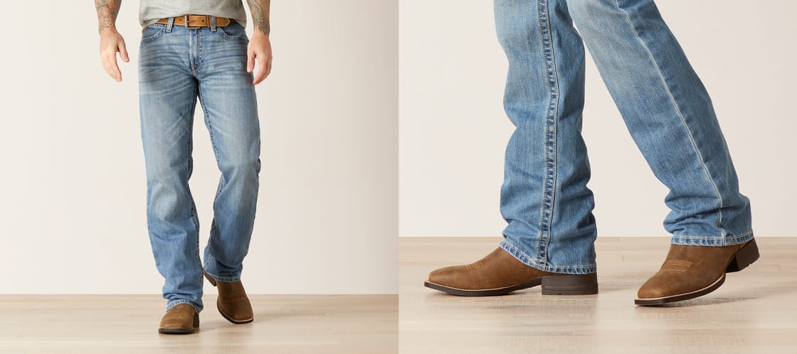 Men's boot cut relaxed fit jeans deals