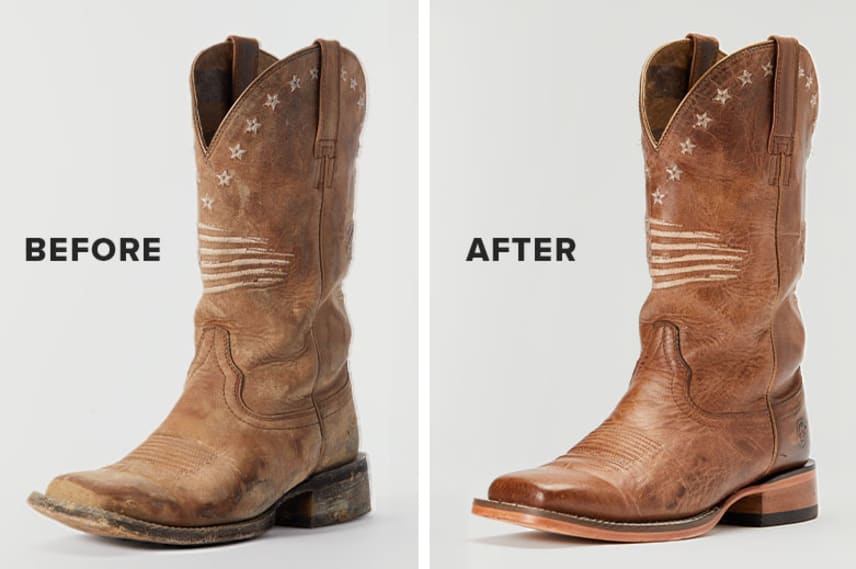 Boot repair cost store