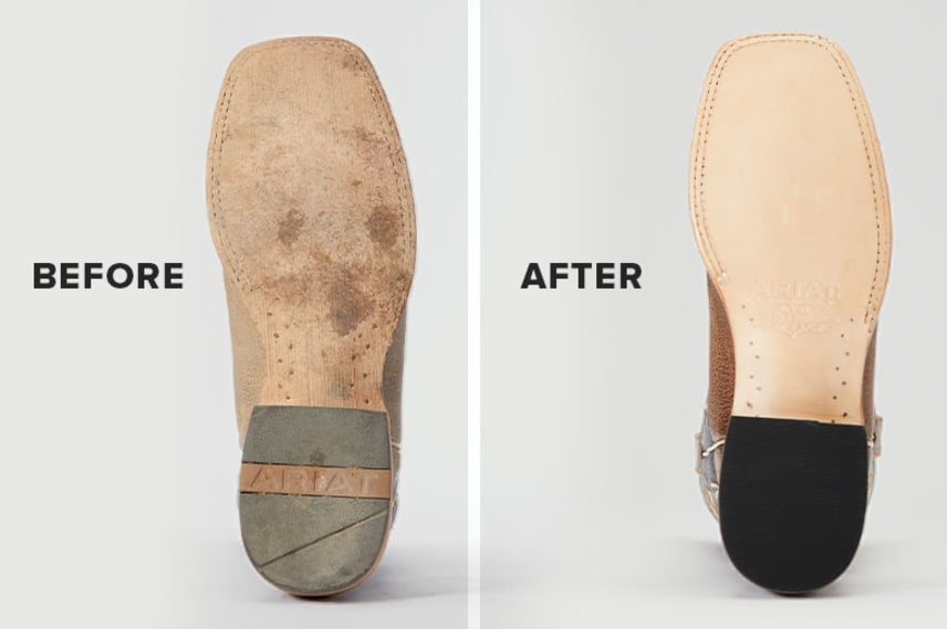 Resole boots price hotsell