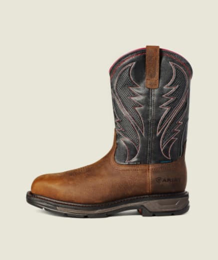 Men's western boots w sq toe - Toll Booth Saddle Shop