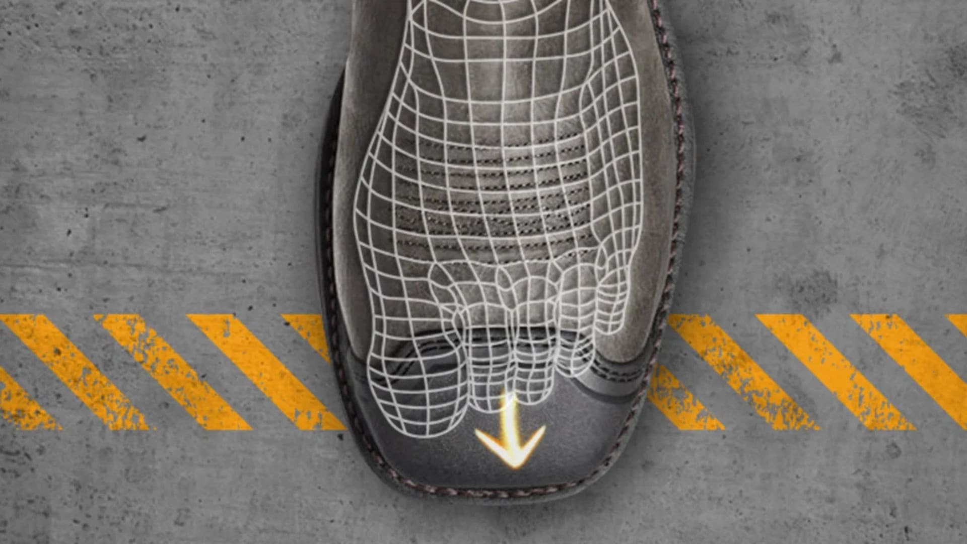 Work boot fit graphic 3