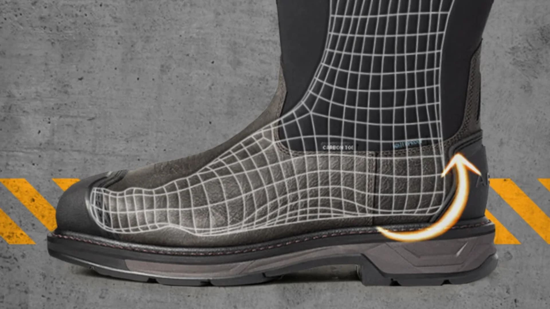 Work boot fit graphic 4