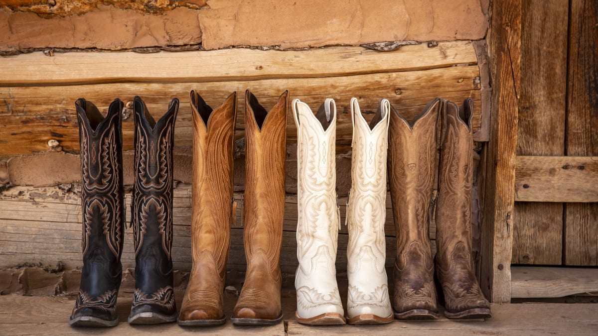 Cowboy riding boots clearance