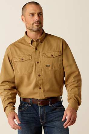 Rebar Washed Twill Work Shirt