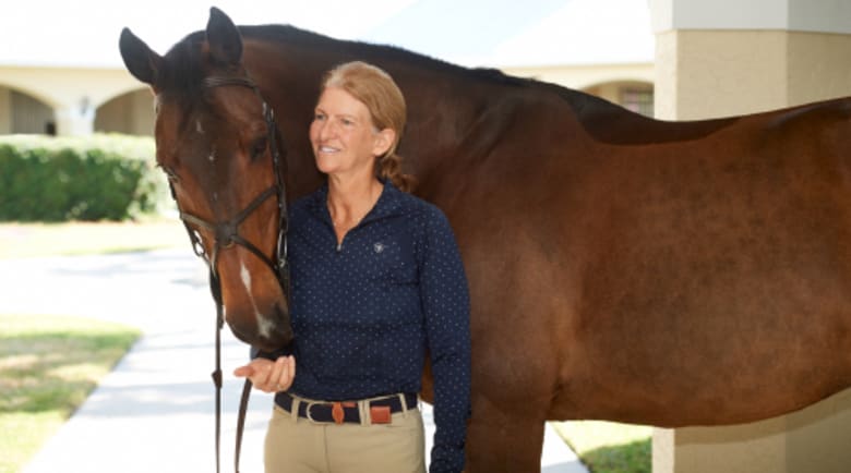 beezie madden with horse