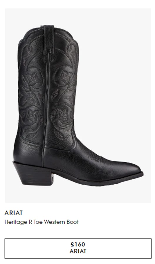 Heritage R Toe Western Boot