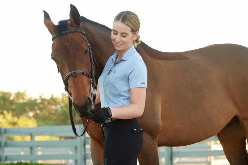 Maddy Goetzmann with horse