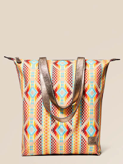 Tall Tote Diamond Stripe