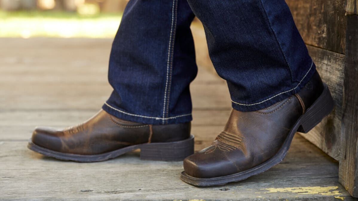 Ariat Rambler Boots With Jeans Jeans Ariat Men's Rambler