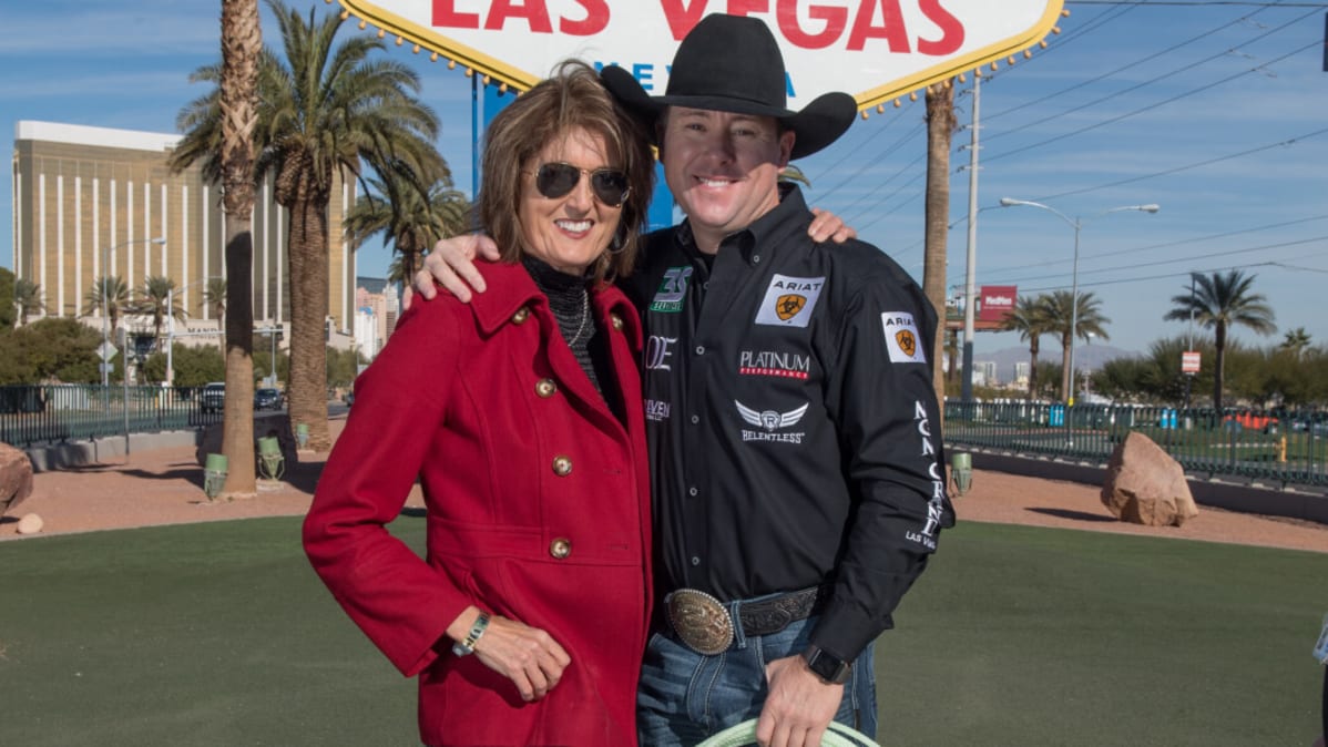Kendra Santos and Trevor Brazile