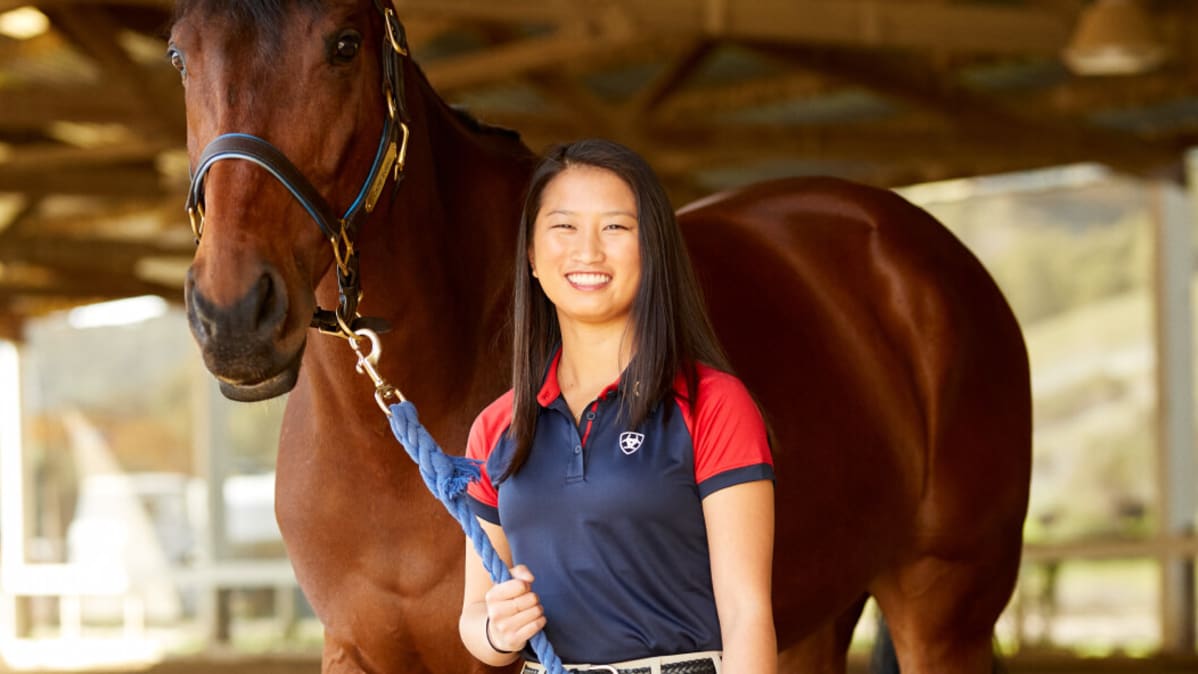 Andi Sue equestrian rider with horse