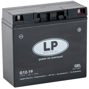 LP battery 12V/21Ah Gel black
