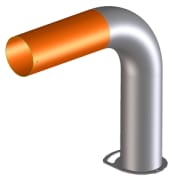 Chimney extension (L+300mm, H+300mm) (suppl. price) ELIET