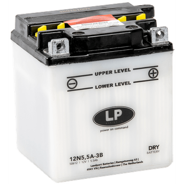 LP battery w acidpck 12N5,5A-3B